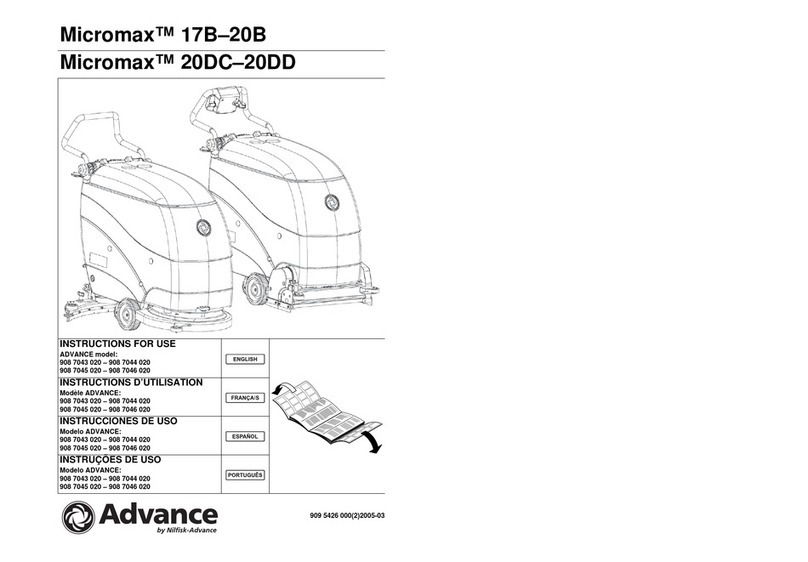 Nilfisk-Advance Micromax 17B User manual