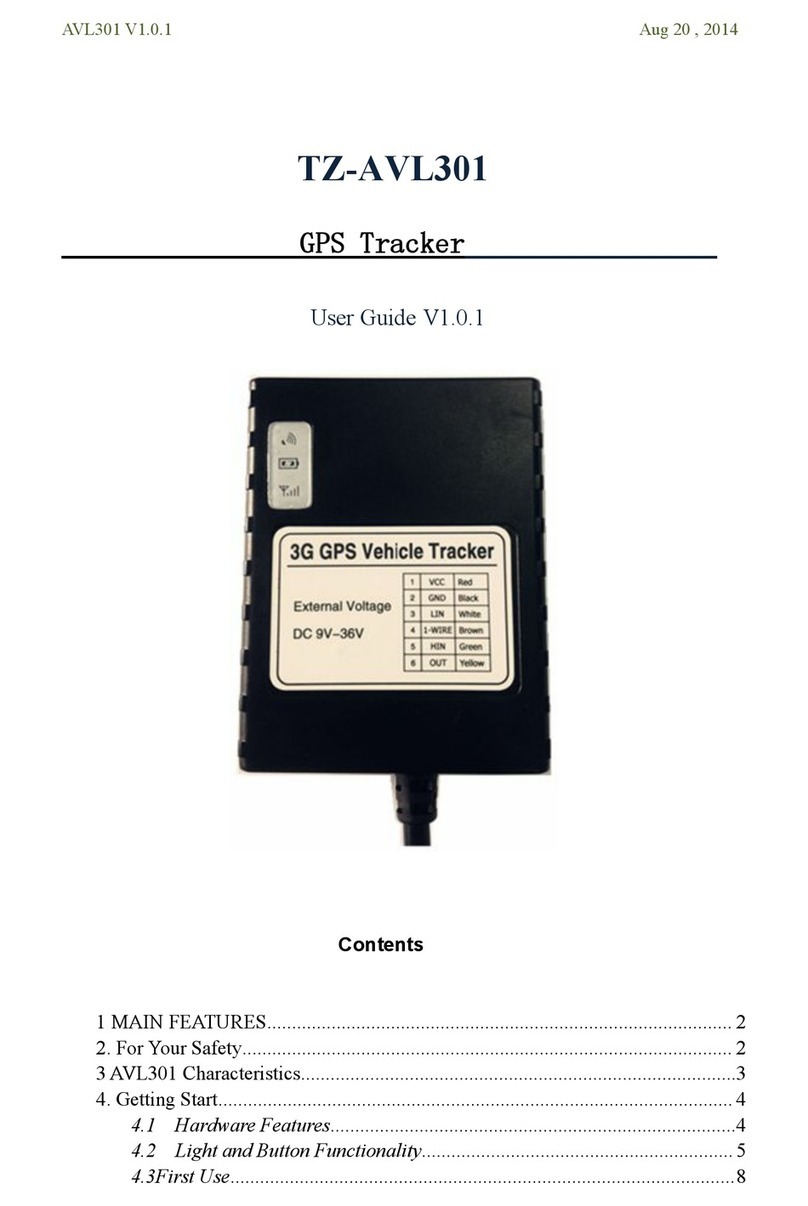 Tzone TZ-AVL301 User manual