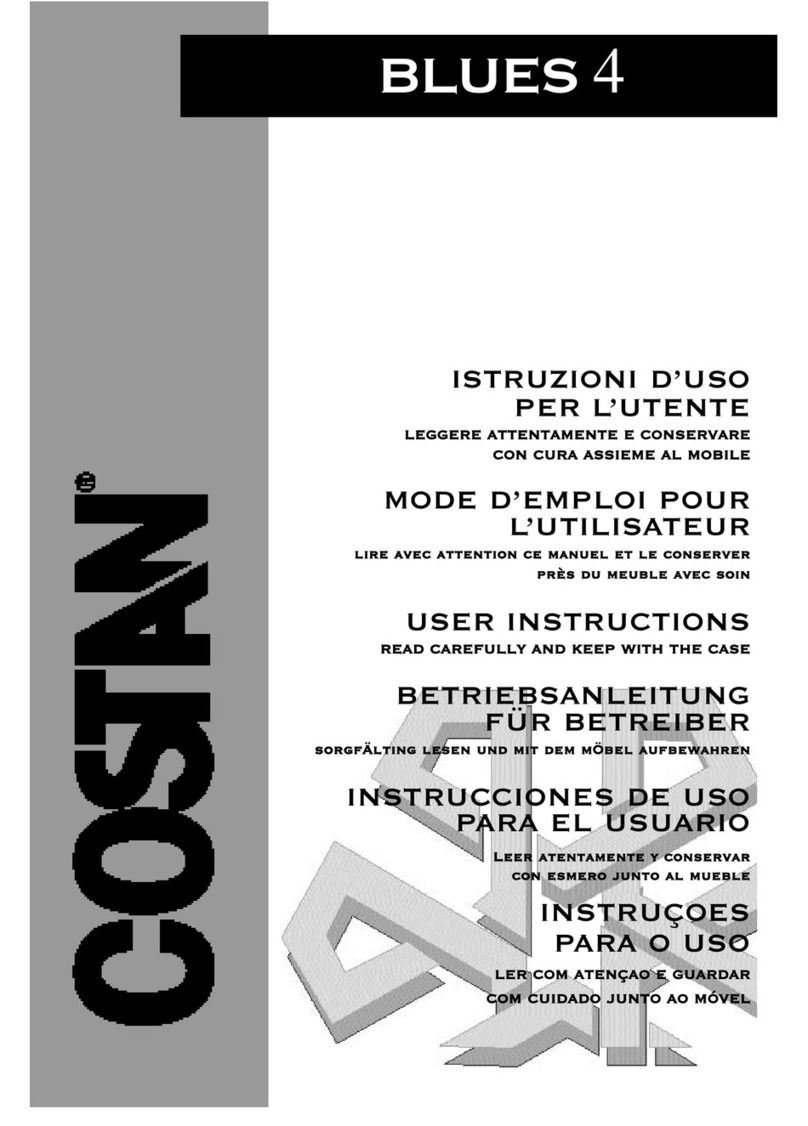 Costan BLUES 4 User manual Costan BLUES 4 User manual