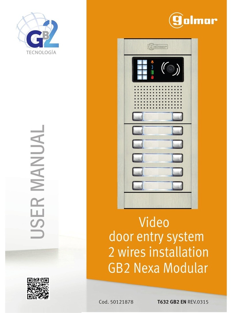 golmar GB2 Nexa Modular User manual