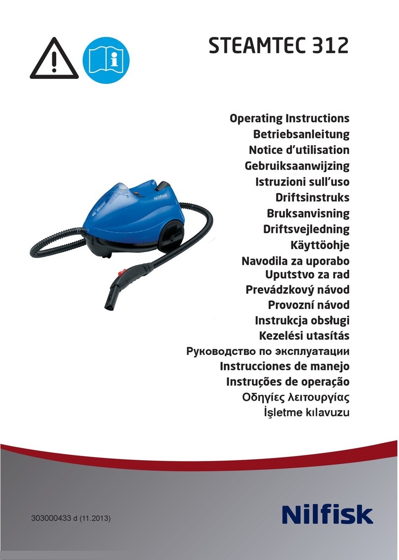 Nilfisk-Advance STEAMTEC 312 User manual