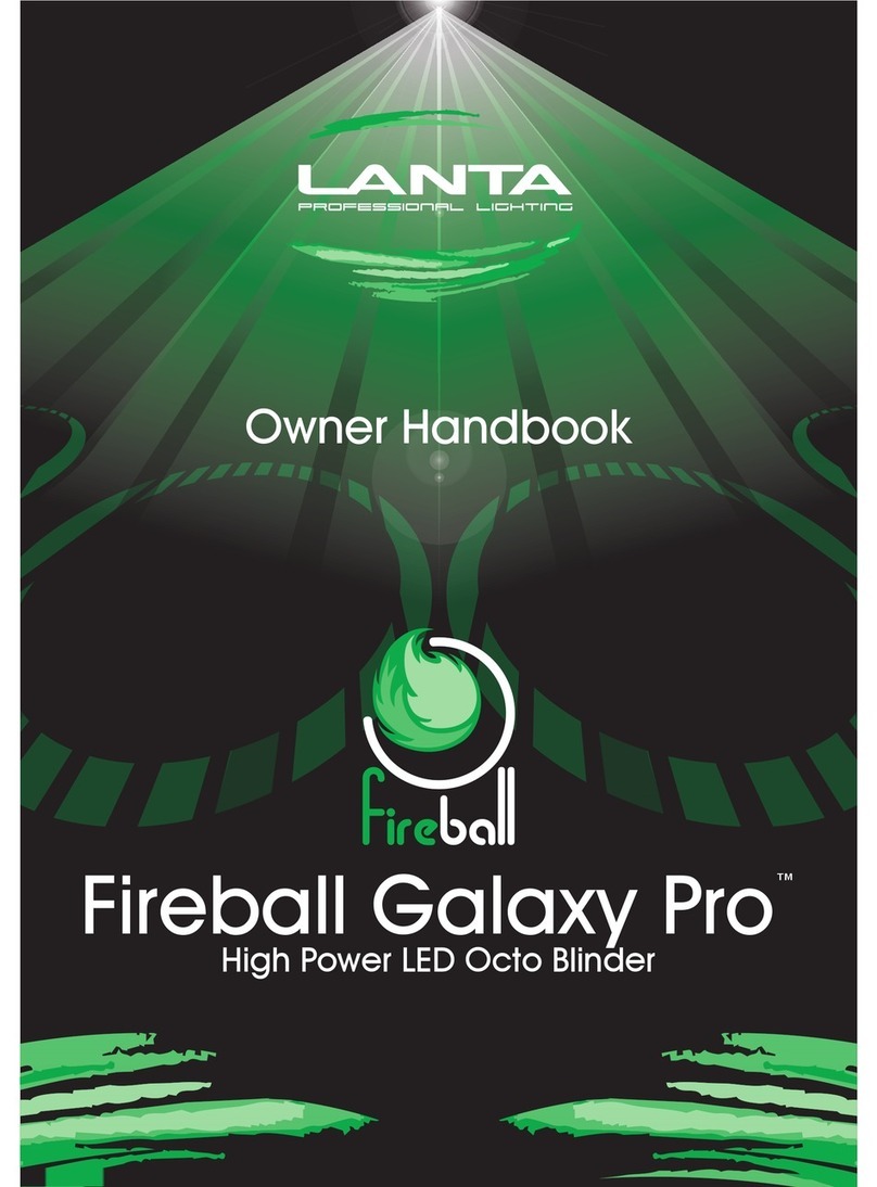 Lanta Fireball Galaxy Pro Par64S Owner's handbook