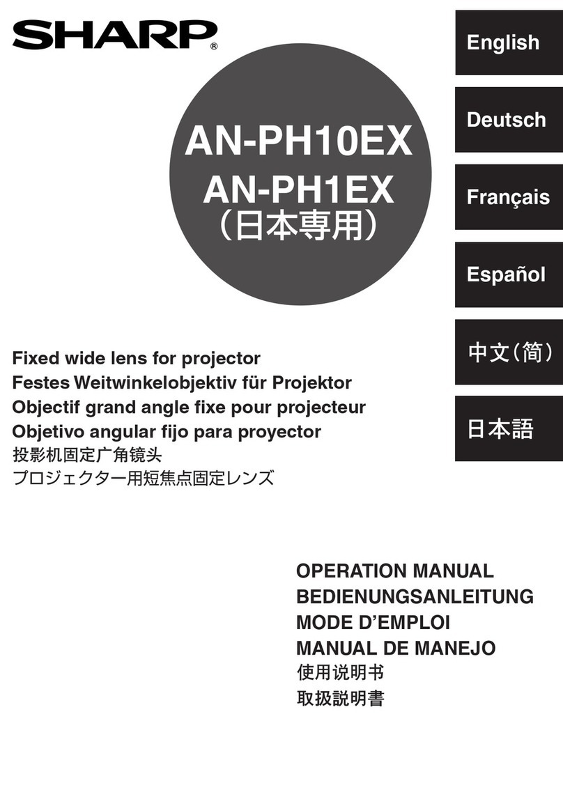 Sharp AN-PH10EX User manual