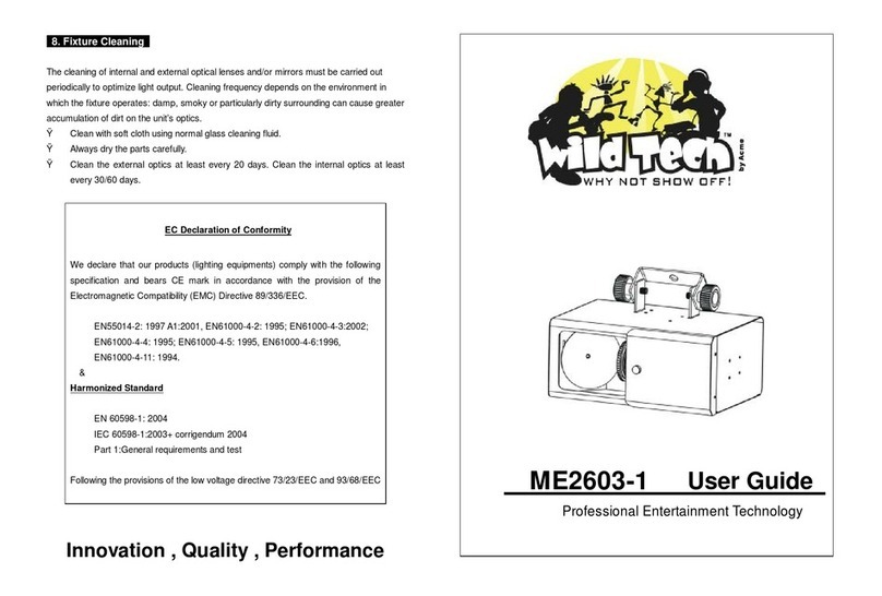 Wild tech ME2603-1 user guide