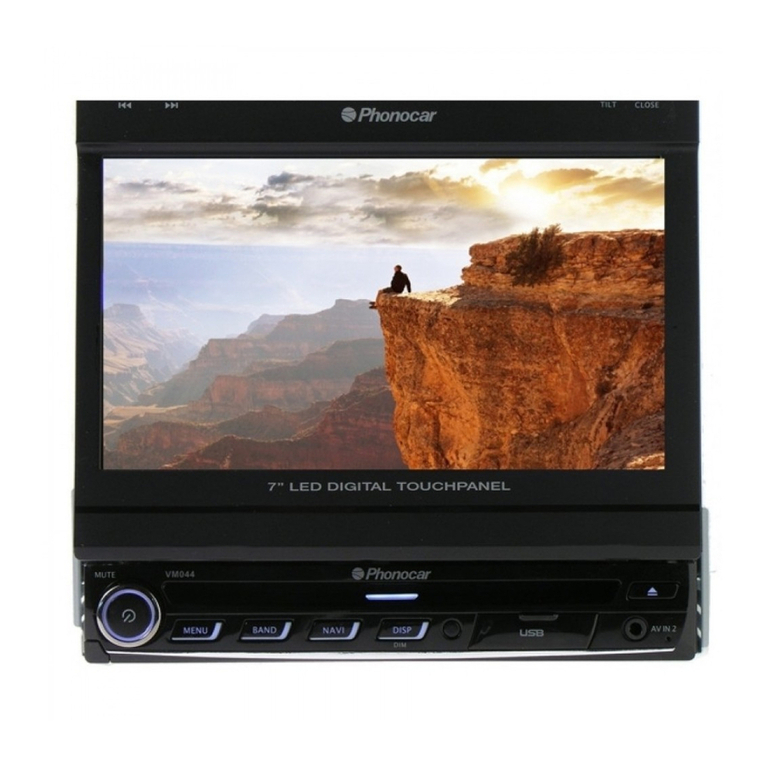 Phonocar VM 044 instruction manual