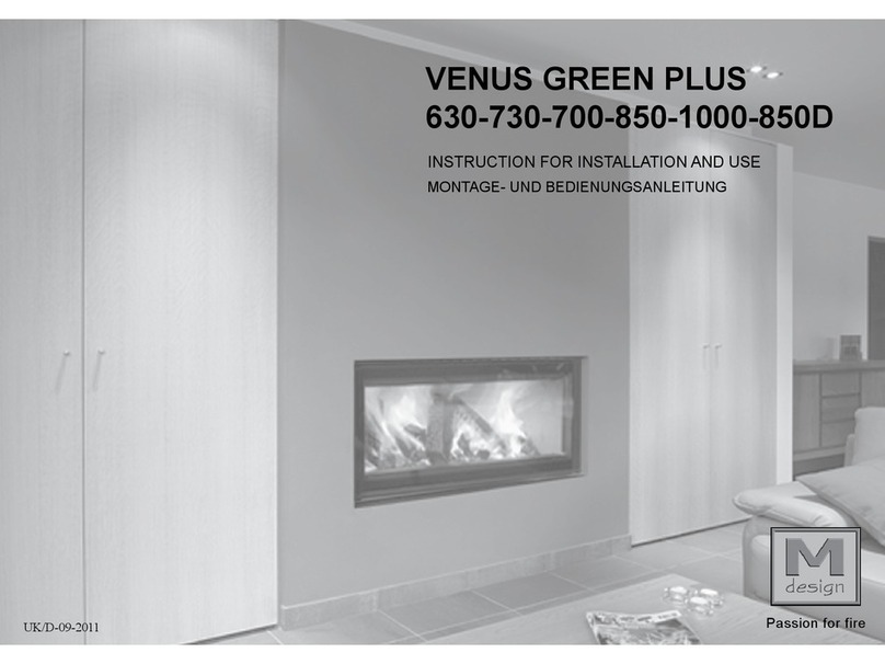 Venus GREEN PLUS 630-730-700-850-1000-850D Instructions for installation and use Venus GREEN PLUS 630-730-700-850-1000-850D Instructions for installation and use