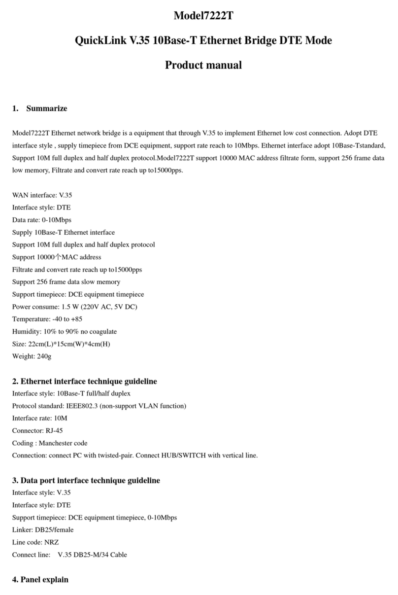 Anda Telecom 7222T product manual
