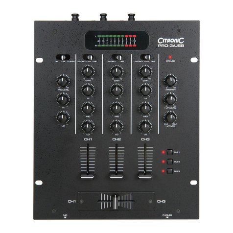 Citronic PRO-3:USB owner's manual