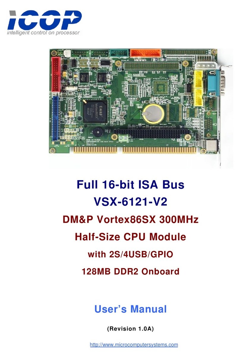 Icop VSX-6121-V2 user manual