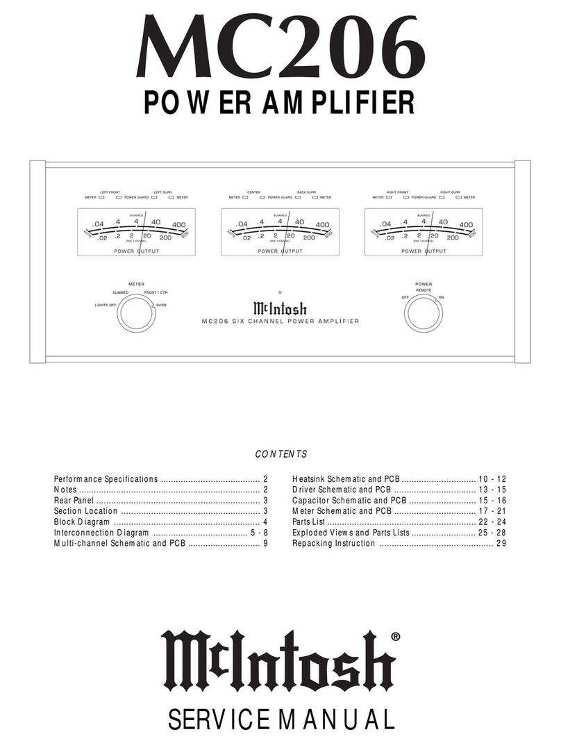 McIntosh MC206 User manual