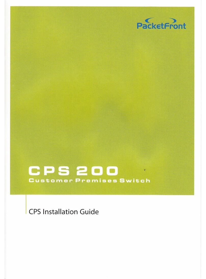PacketFront CPS 200 installation guide