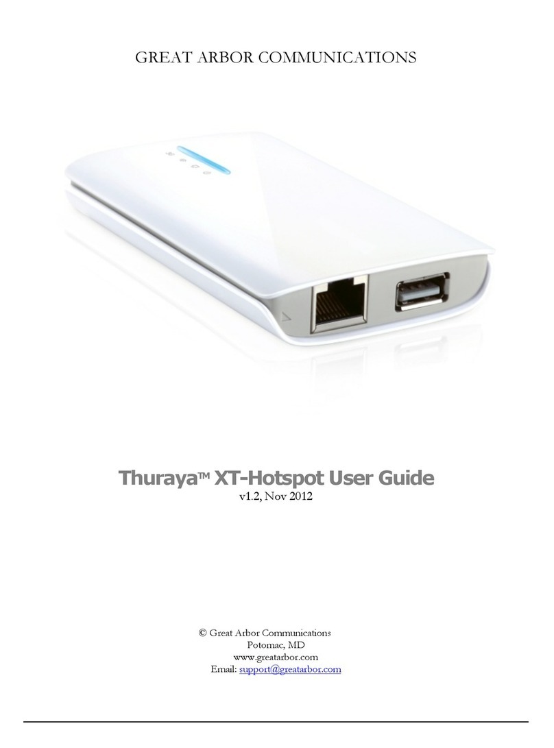 GREAT ARBOR Thuraya XT-Hotspot User manual