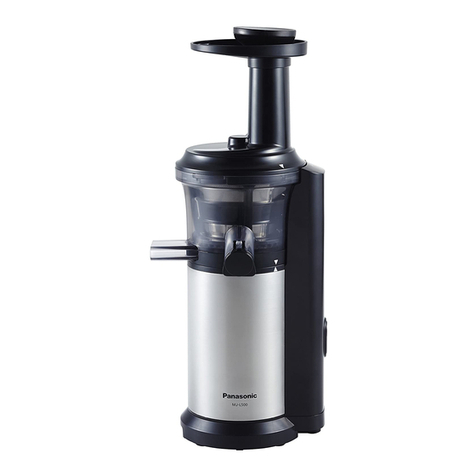 Panasonic MJ-L500 User manual Panasonic MJ-L500 User manual