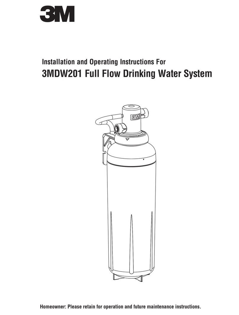 3M 3MDW201 Installation and operating instructions