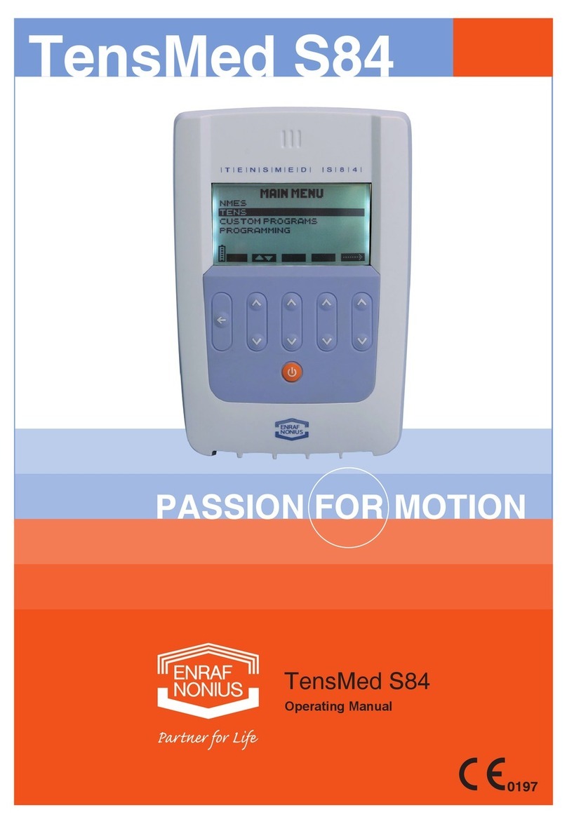 Enraf Nonius TensMed S84 User manual
