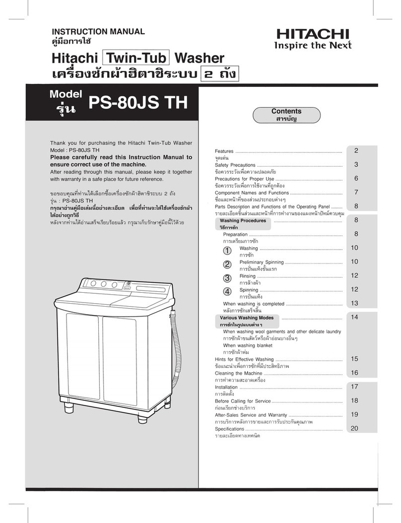 Hitachi PS-80JS TH User manual