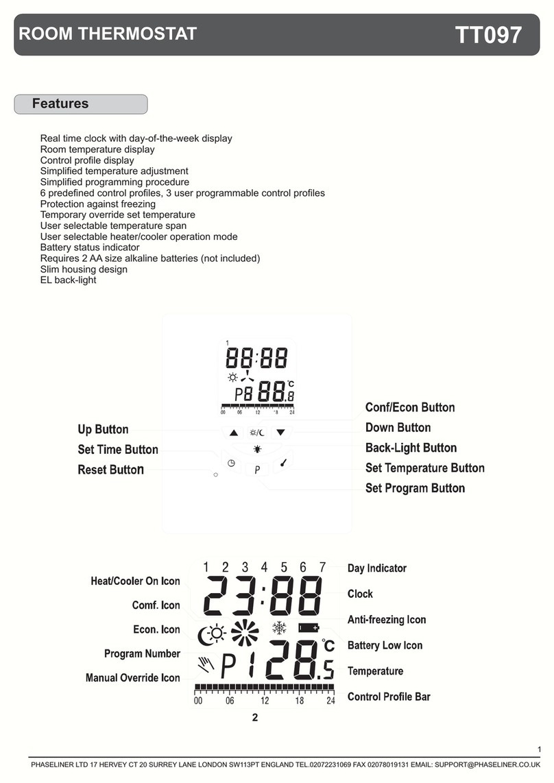 PHASELINER TT097 User manual