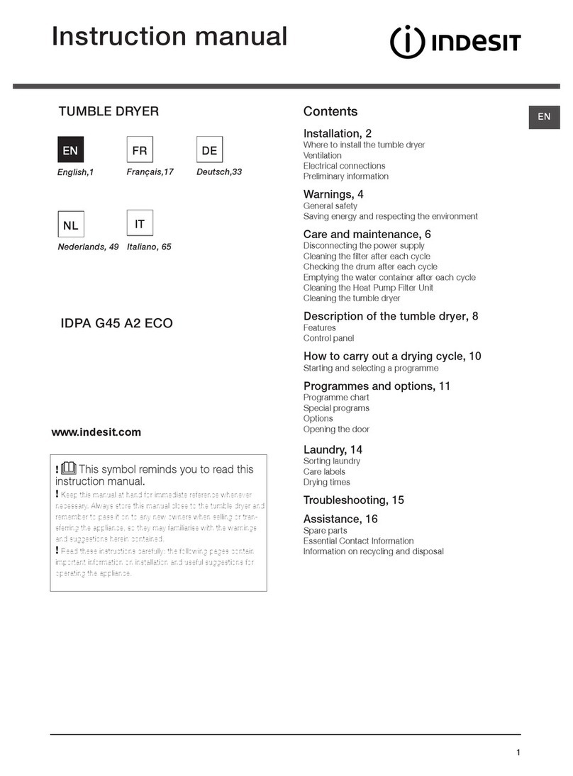 Indesit IDPA G45 A2 ECO instruction manual Indesit IDPA G45 A2 ECO instruction manual