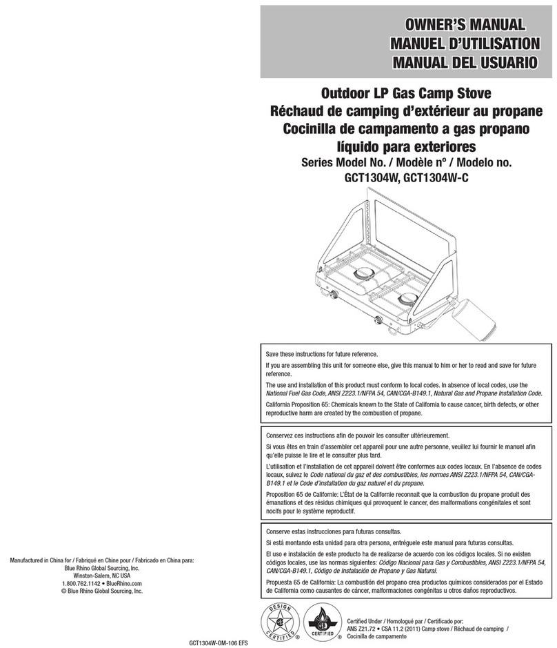 BlueRhino GCT1304W owner's manual