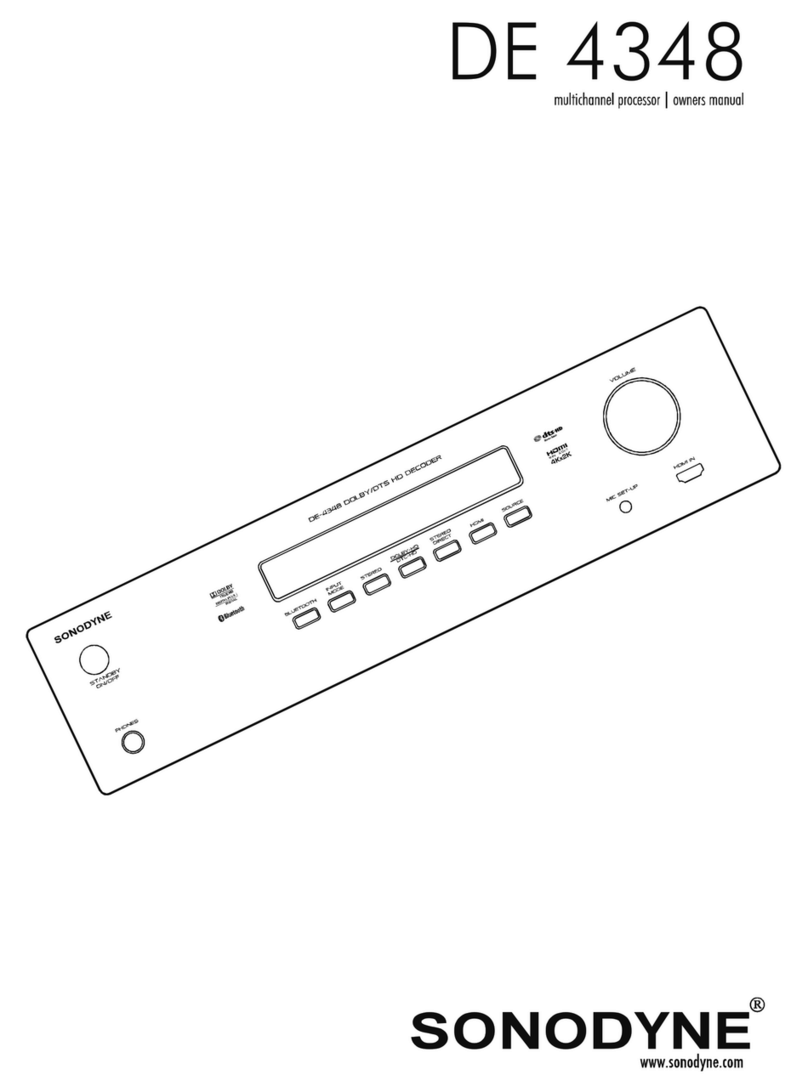 Sonodyne DE 4348 owner's manual Sonodyne DE 4348 owner's manual