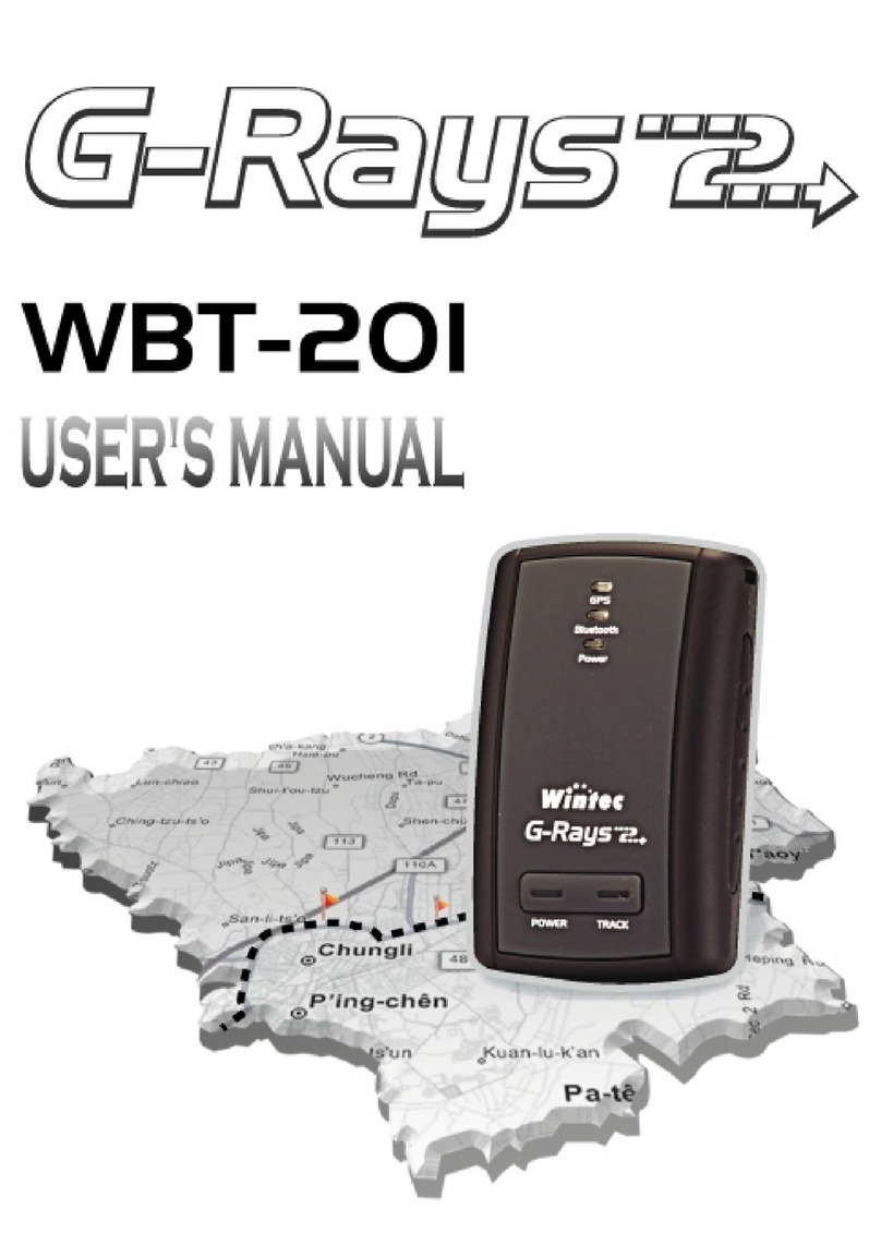 Wintec G-RAYS 2 WBT-201 user manual