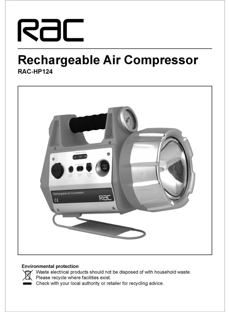 Rac RAC-HP124 user manual
