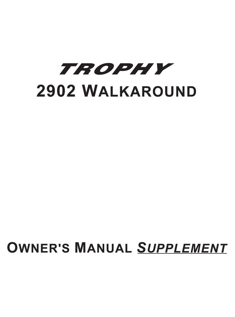 Trophy 2909 Walkaround owner's manual