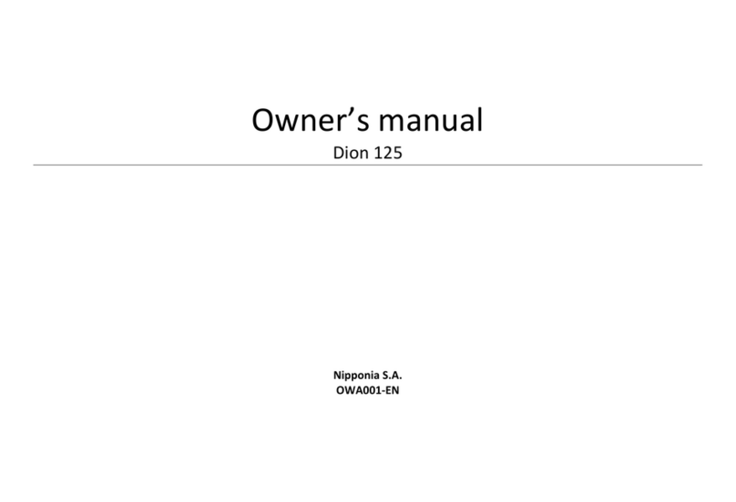 Nipponia Dion 125 owner's manual
