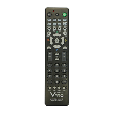 VPro Intelligent RM-411 GENIUS instruction manual