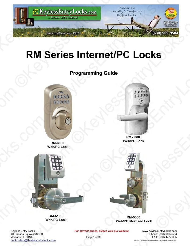 Keyless Entry RM-3000 Operating instructions