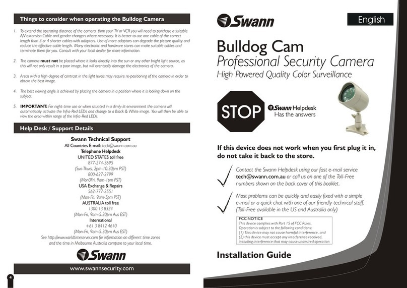 Swann Bulldog Cam installation guide
