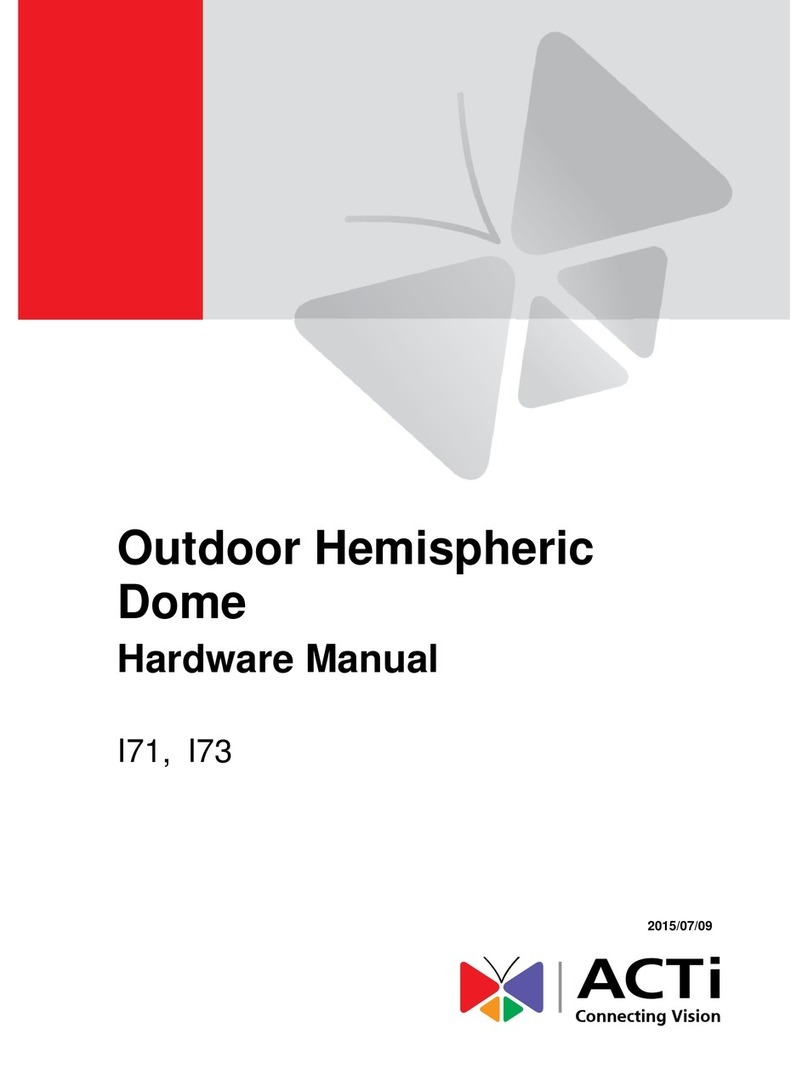 ACTi I71 Hardware manual