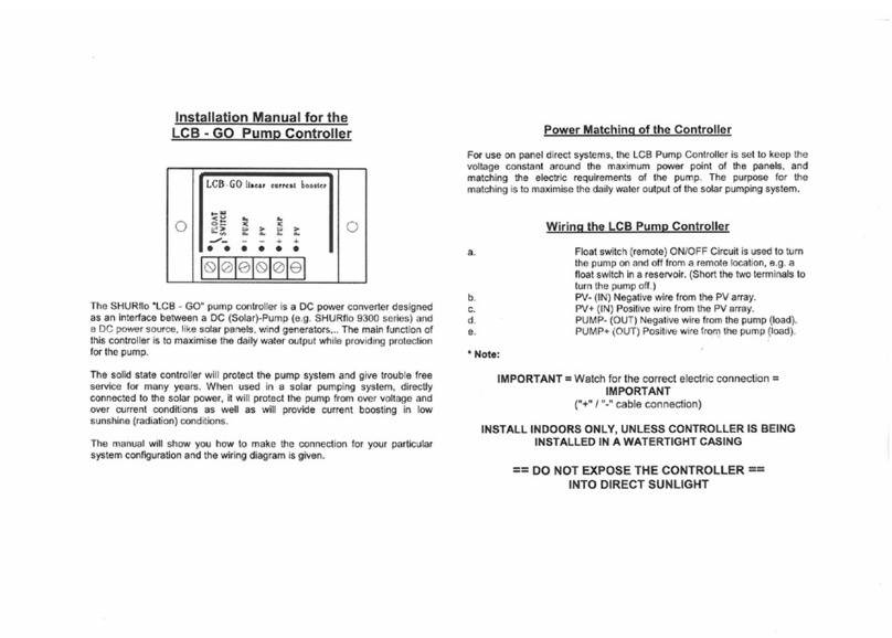 SHURflo LCB - GO installation manual
