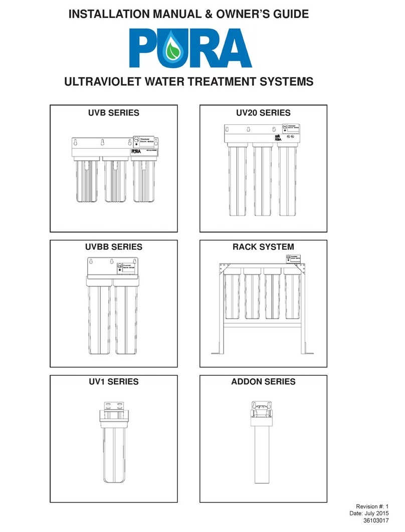Pura UVB1 Installation manual & owner's guide