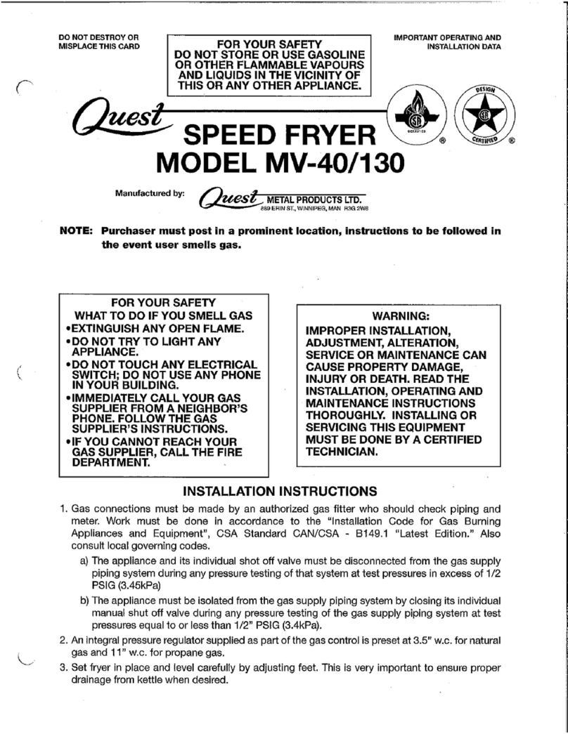 Quest Engineering MV-40 installation instructions