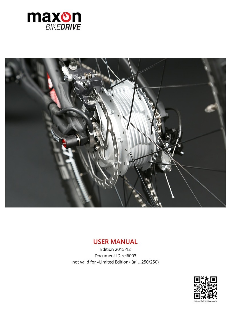 Maxon BIKEDRIVE user manual