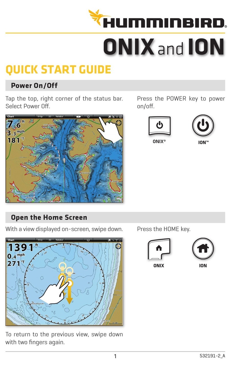 Humminbird ONIX quick start guide