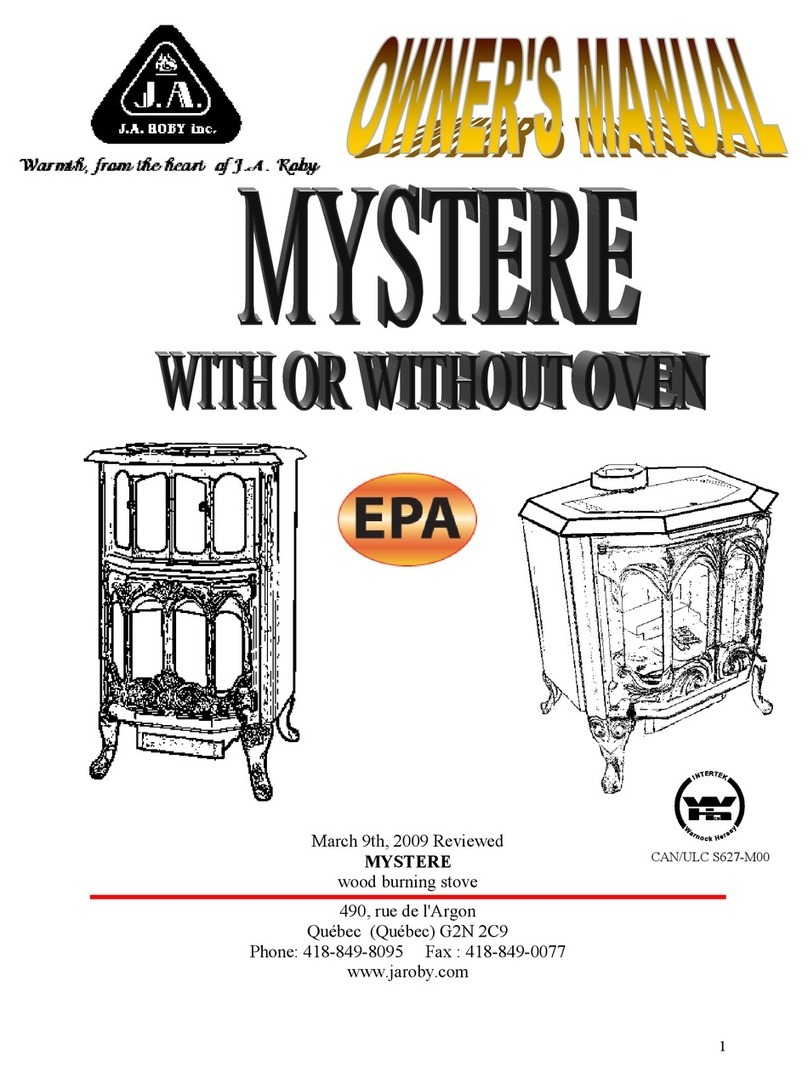 J. A. Roby Mystere owner's manual