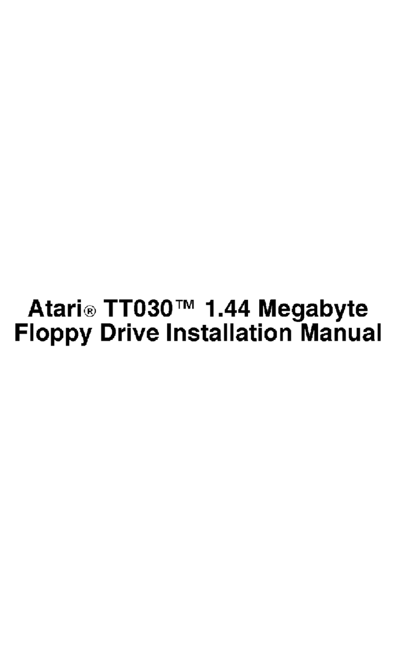 Atari TT030 installation manual