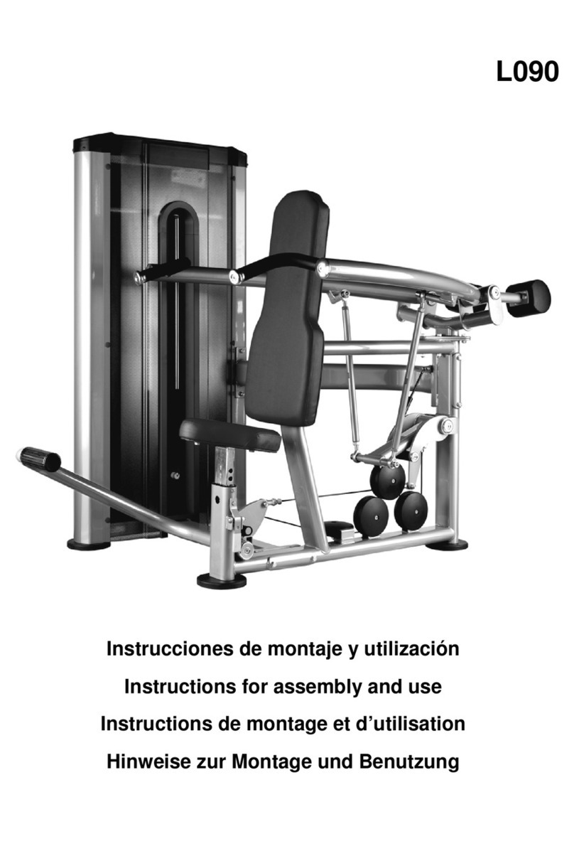 BH FITNESS L090 Instructions for assembly and use