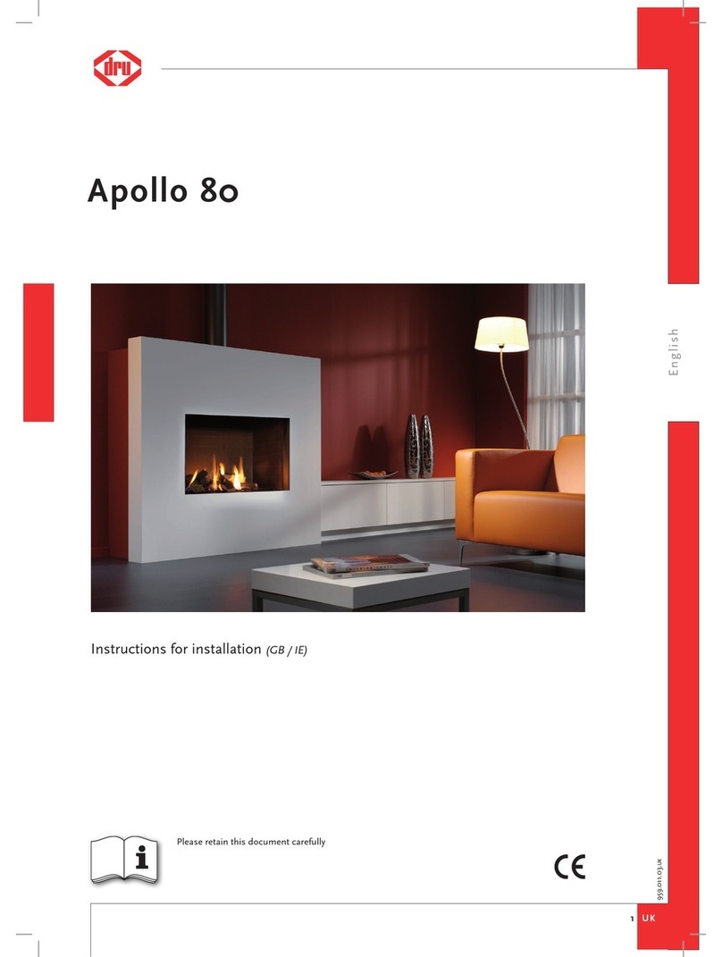 Dru Apollo 80 Instructions for installation Dru Apollo 80 Instructions for installation