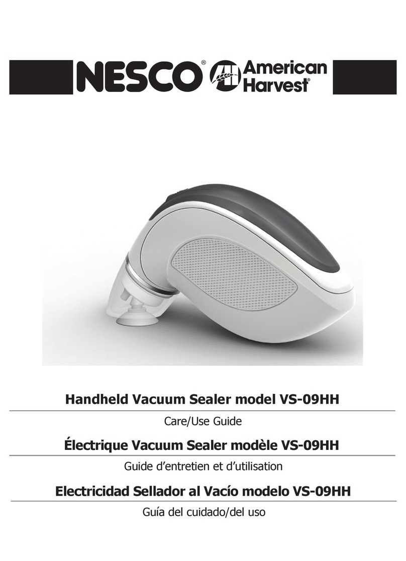 Nesco VS-09HH Care/use guide
