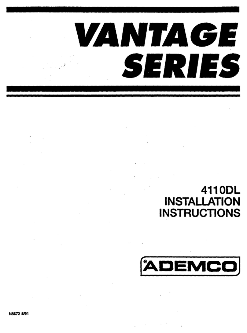 ADEMCO 4110DL installation instructions