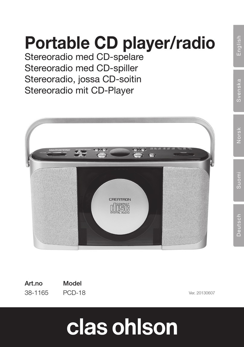 Clas Ohlson PCD-18 owner's guide