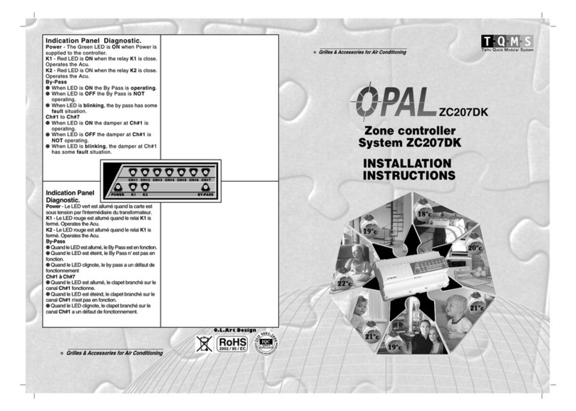Twitoplast OPAL ZC207DK installation instructions