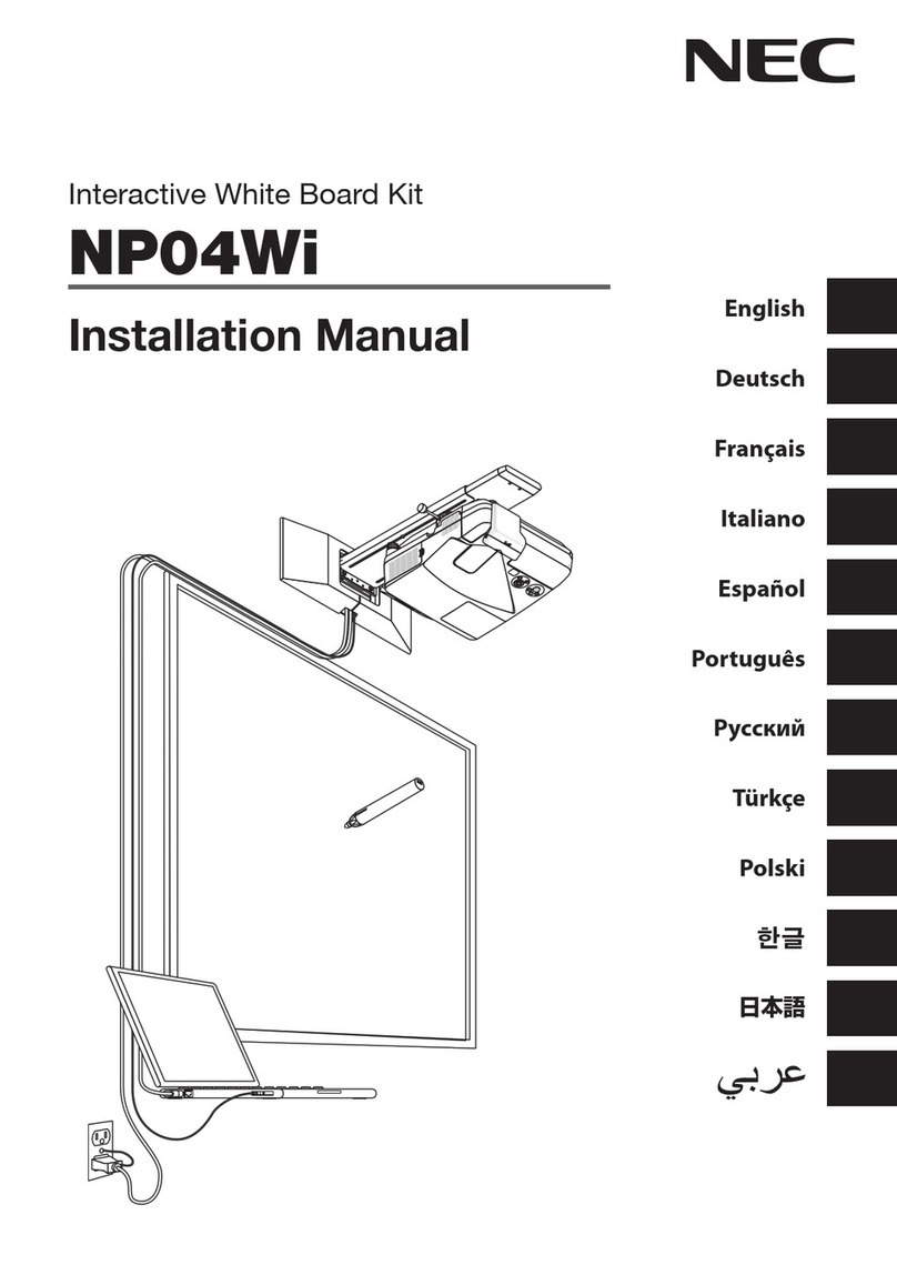 NEC NP04Wi installation manual