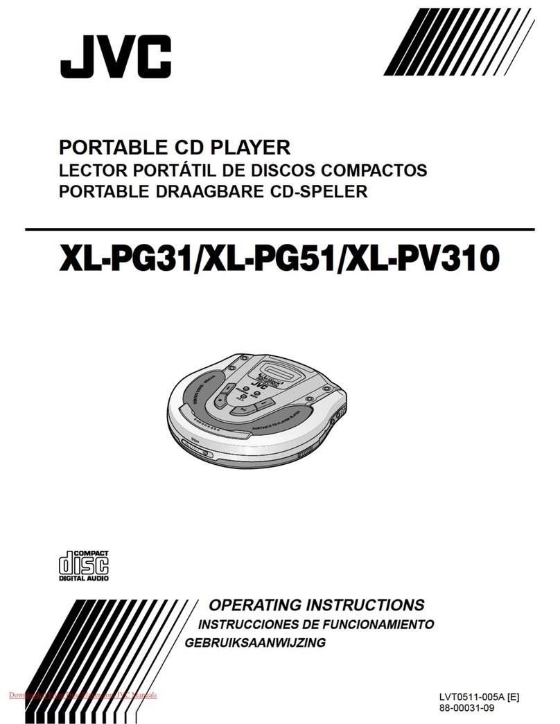 JVC XL-PG31 operating instructions