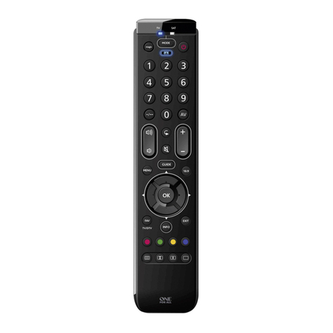 ONE URC-7120 instruction manual
