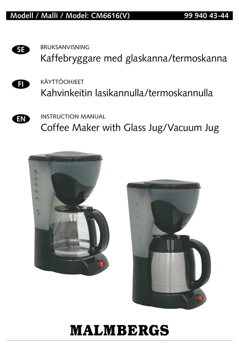 Malmbergs CM6616 instruction manual
