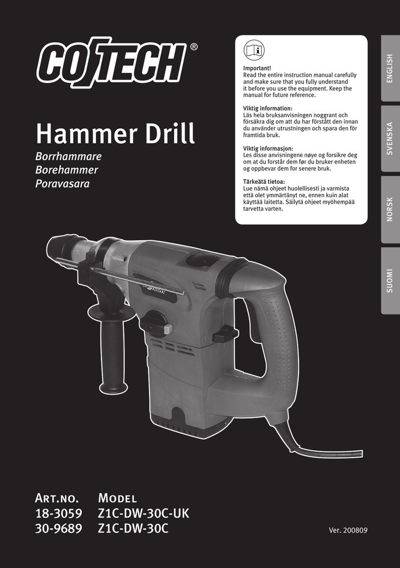 CO/Tech Z1C-DW-30C-UK User manual